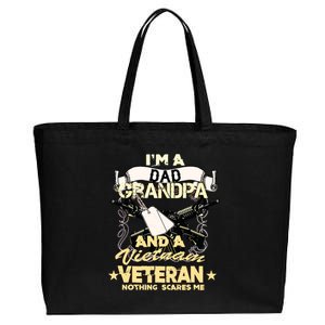 Vietnam War Veteran Us Retired Soldier Cotton Canvas Jumbo Tote