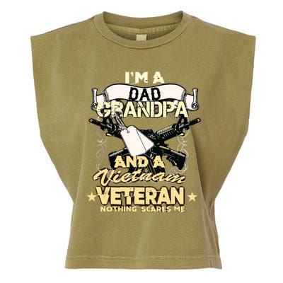 Vietnam War Veteran Us Retired Soldier Garment-Dyed Women's Muscle Tee