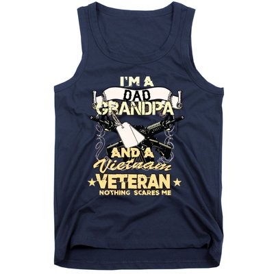 Vietnam War Veteran Us Retired Soldier Tank Top