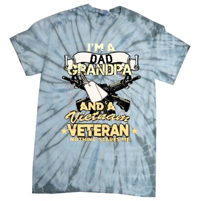 Vietnam War Veteran Us Retired Soldier Tie-Dye T-Shirt