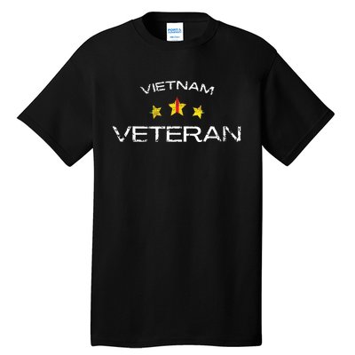 Vietnam War Veteran Us Retired Soldier Tall T-Shirt