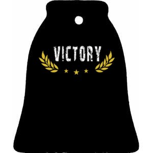 Victory | Winner Ceramic Bell Ornament