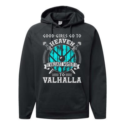 Valiant Women Valhalla Norse Viking Lagertha Shield Maiden Performance Fleece Hoodie