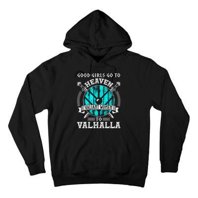 Valiant Women Valhalla Norse Viking Lagertha Shield Maiden Tall Hoodie