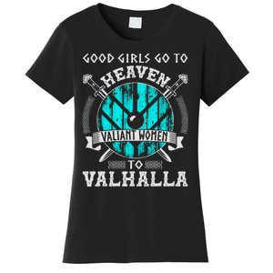 Valiant Women Valhalla Norse Viking Lagertha Shield Maiden Women's T-Shirt