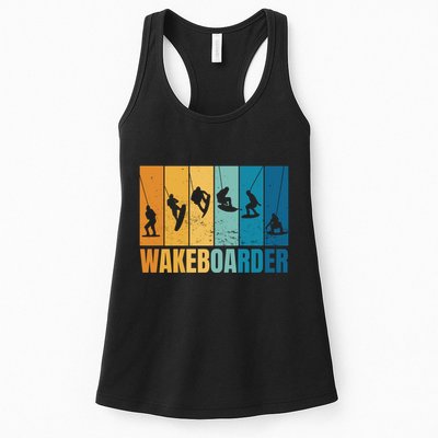 Vintage Wakeboarder Womens Tank Top