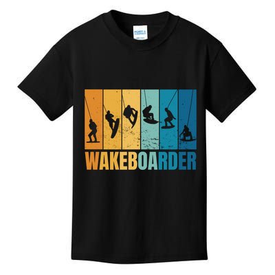Vintage Wakeboarder Kids T-Shirt