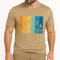 Vintage Wakeboarder Cooling Performance Crew T-Shirt