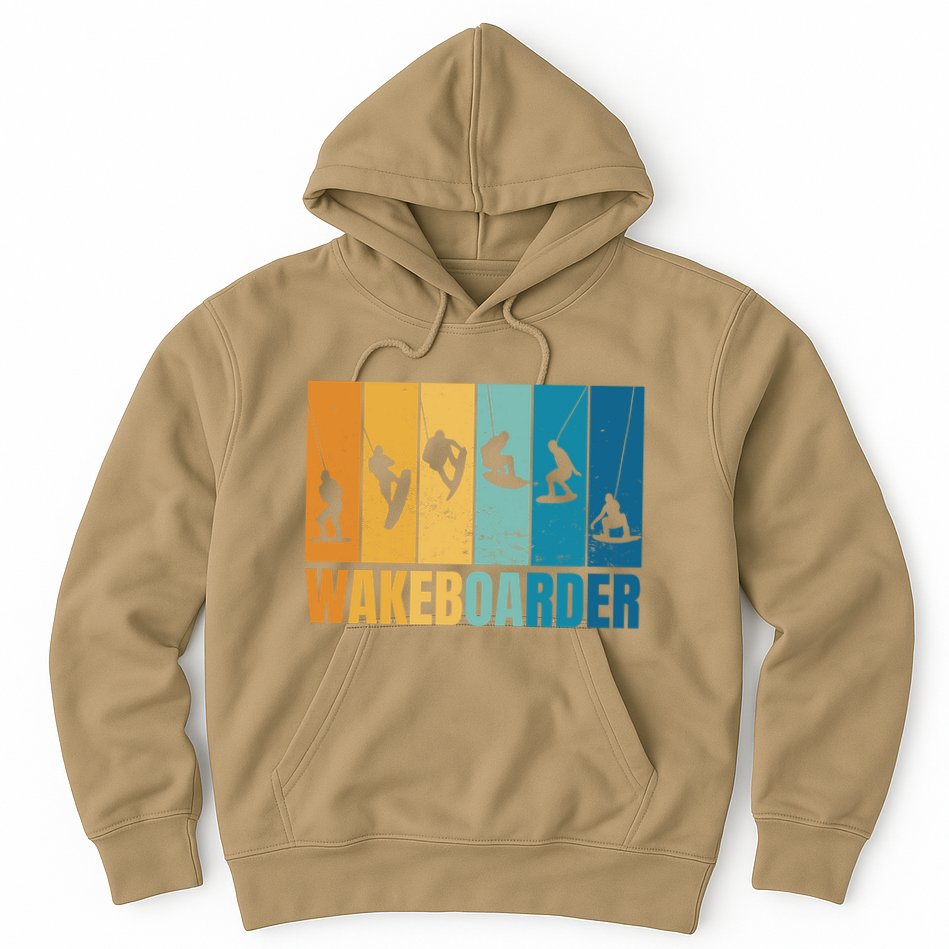 Vintage Wakeboarder Hoodie