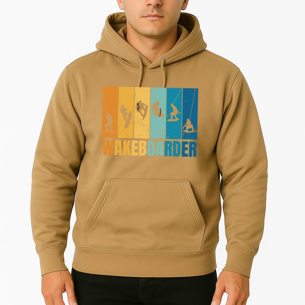 Vintage Wakeboarder Hoodie