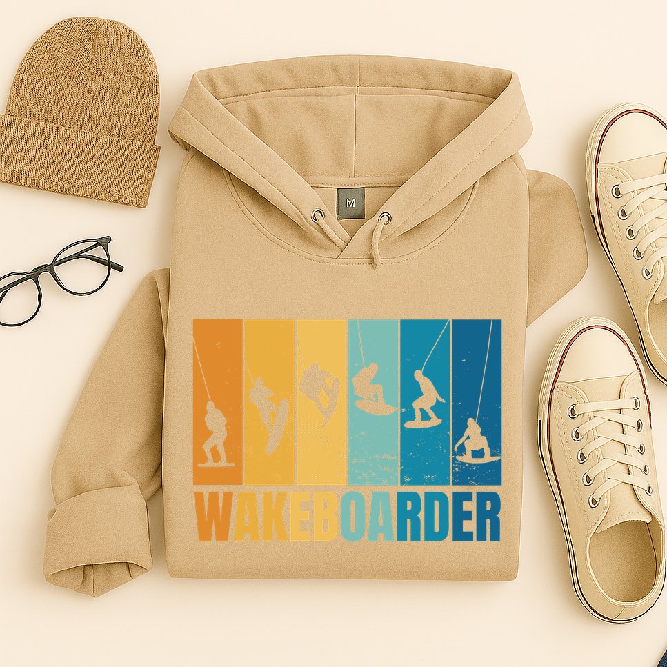 Vintage Wakeboarder Hoodie