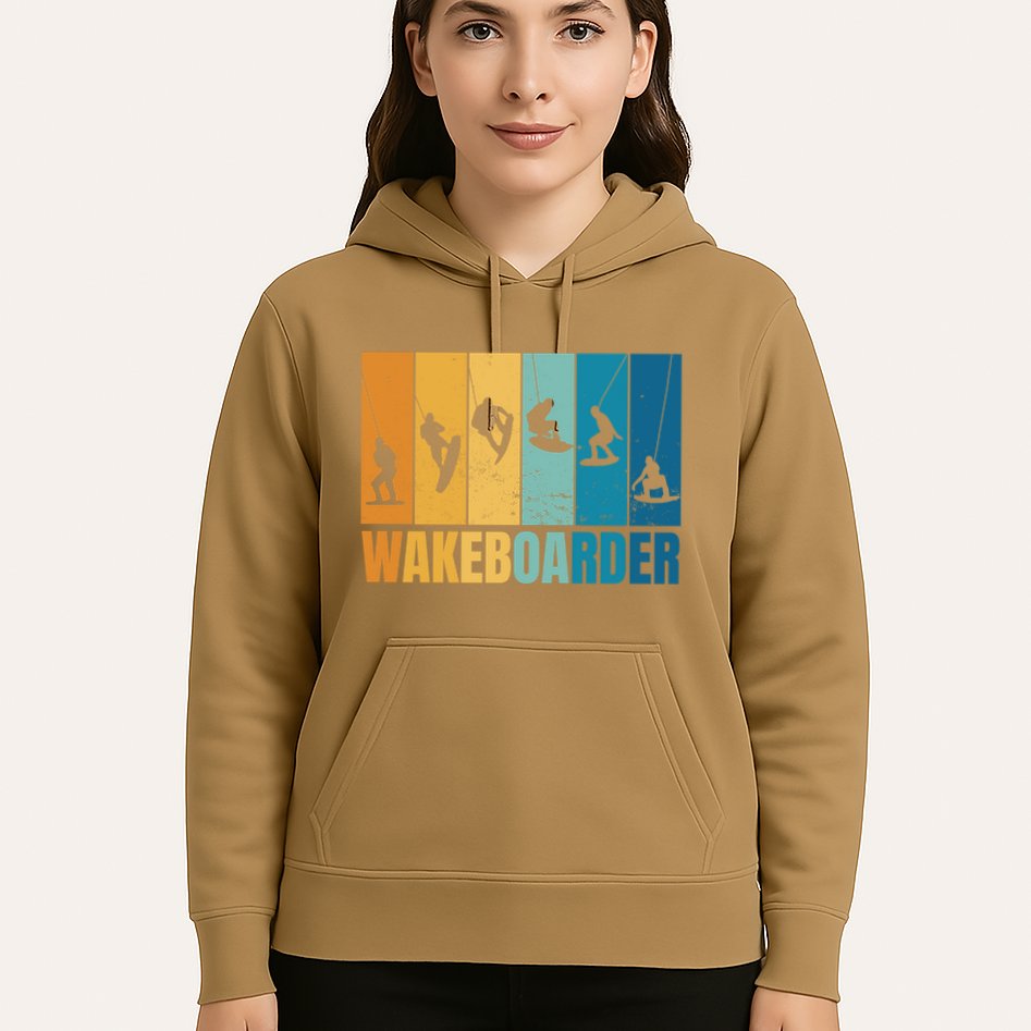 Vintage Wakeboarder Hoodie