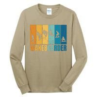 Vintage Wakeboarder Tall Long Sleeve T-Shirt