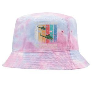 Vietnam War Veterans I Still Think Of Vietnam Memorial Day Funny Gift Tie-Dyed Bucket Hat