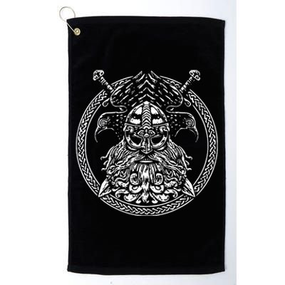 Vikings Warrior Platinum Collection Golf Towel