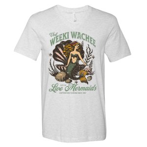 Visit Weeki Wachee City Of Mermaids Florida 1947 Tourist V-Neck T-Shirt