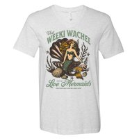 Visit Weeki Wachee City Of Mermaids Florida 1947 Tourist V-Neck T-Shirt