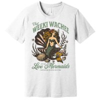 Visit Weeki Wachee City Of Mermaids Florida 1947 Tourist Premium T-Shirt