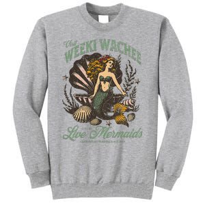 Visit Weeki Wachee City Of Mermaids Florida 1947 Tourist Tall Sweatshirt