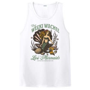 Visit Weeki Wachee City Of Mermaids Florida 1947 Tourist PosiCharge Competitor Tank