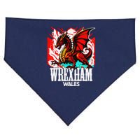 Vintage Wrexham Wales Gift Wrexham Wales USA-Made Doggie Bandana