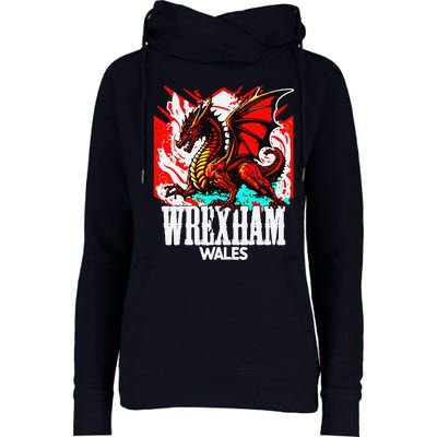 Vintage Wrexham Wales Gift Wrexham Wales Womens Funnel Neck Pullover Hood