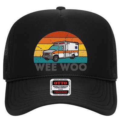 Vintage Wee Woo Ambulance Amr Funny Ems Emt Paramedic. Trucker Hat