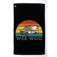 Vintage Wee Woo Ambulance Amr Funny Ems Emt Paramedic. Golf Towel