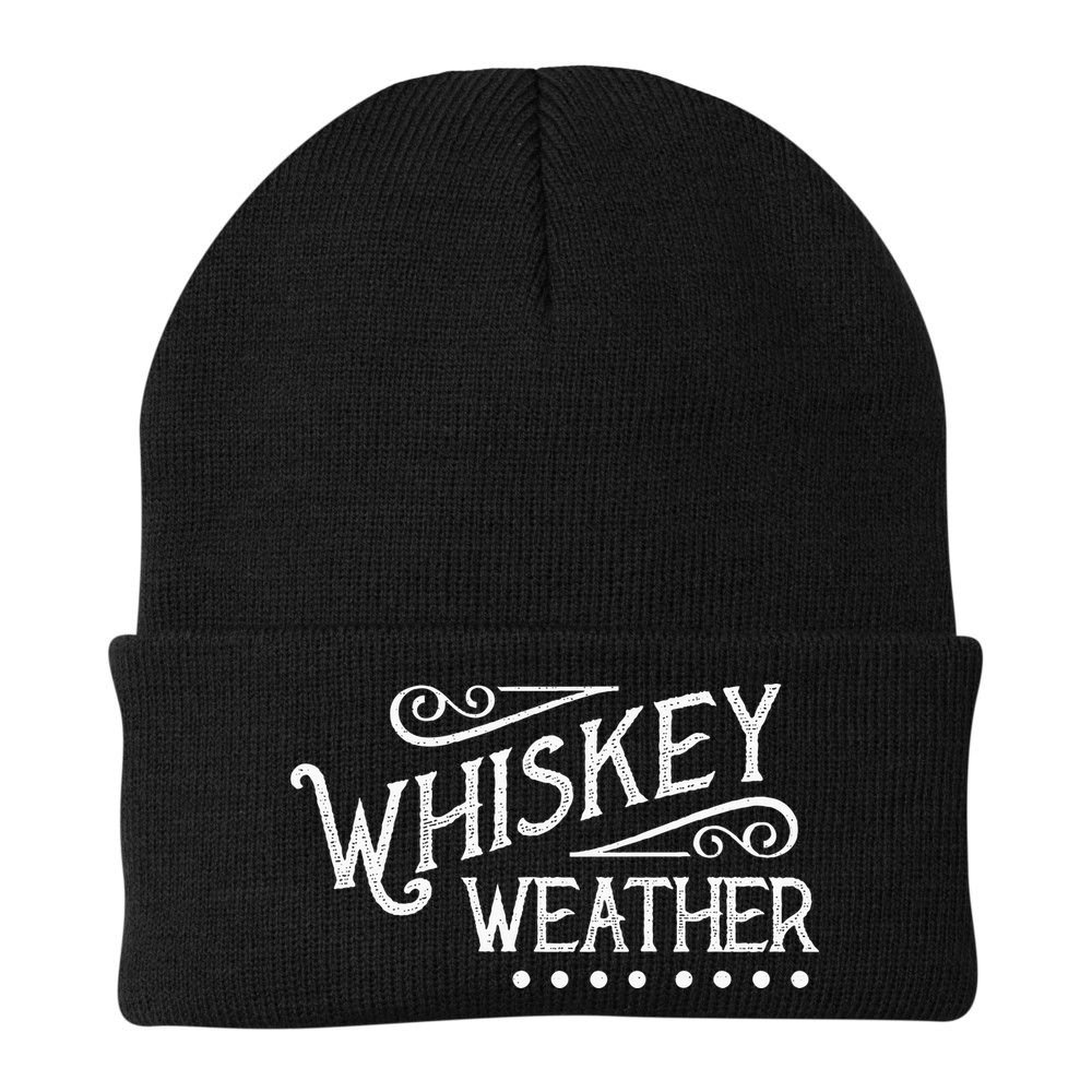 Vintage Whiskey Weather Bourbon Beanie