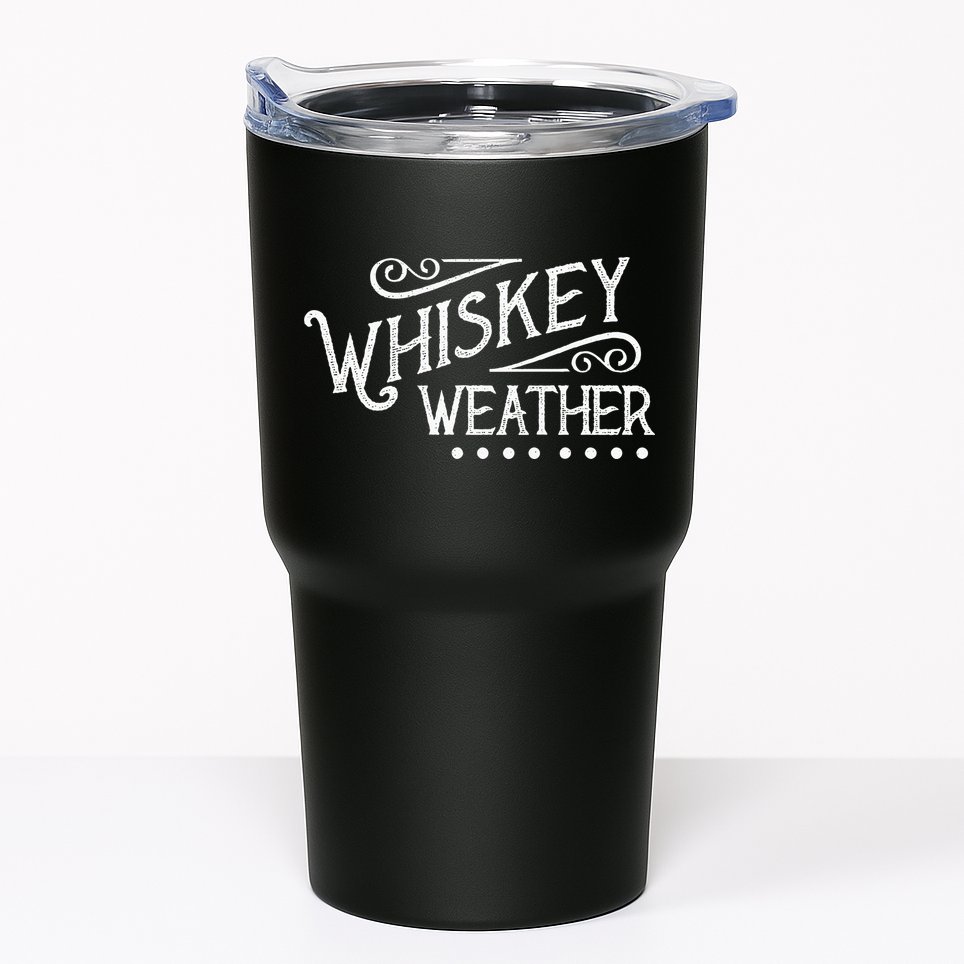 Vintage Whiskey Weather Bourbon Tumbler