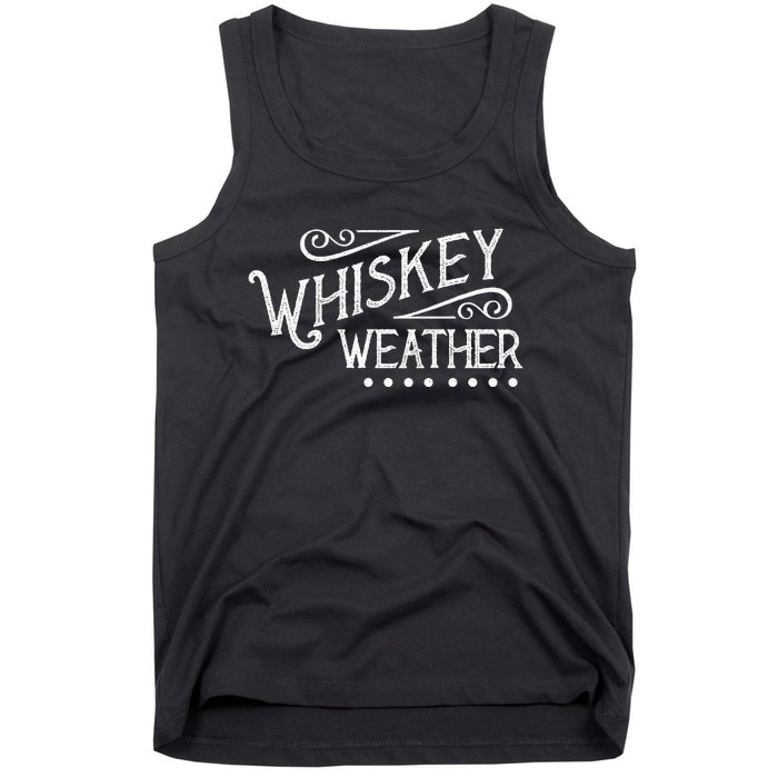 Vintage Whiskey Weather Bourbon Tank Top