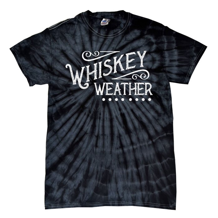 Vintage Whiskey Weather Bourbon Tie-Dye T-Shirt