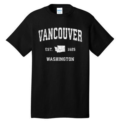 Vancouver Washington Wa Vintage Sports Tall T-Shirt