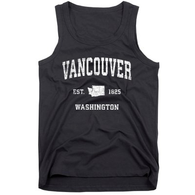 Vancouver Washington Wa Vintage Sports Tank Top