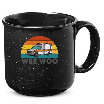 Vintage Wee Woo Ambulance Amr Funny Ems Emt Paramedic. 15oz Campfire Ceramic Mug