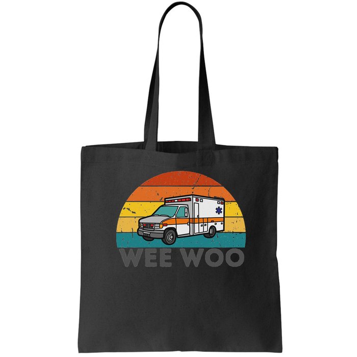 Vintage Wee Woo Ambulance Amr Funny Ems Emt Paramedic. Bag