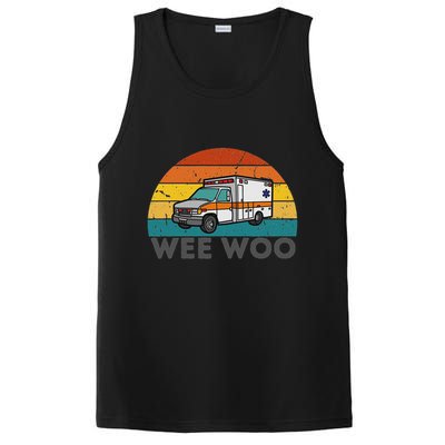 Vintage Wee Woo Ambulance Amr Funny Ems Emt Paramedic. PosiCharge Competitor Tank
