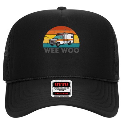 Vintage Wee Woo Ambulance Amr Funny Ems Emt Paramedic. Trucker Hat