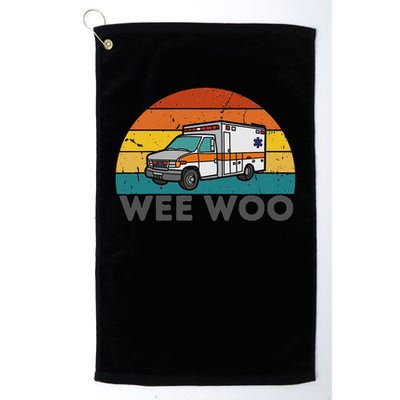Vintage Wee Woo Ambulance Amr Funny Ems Emt Paramedic. Golf Towel