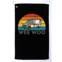 Vintage Wee Woo Ambulance Amr Funny Ems Emt Paramedic. Golf Towel