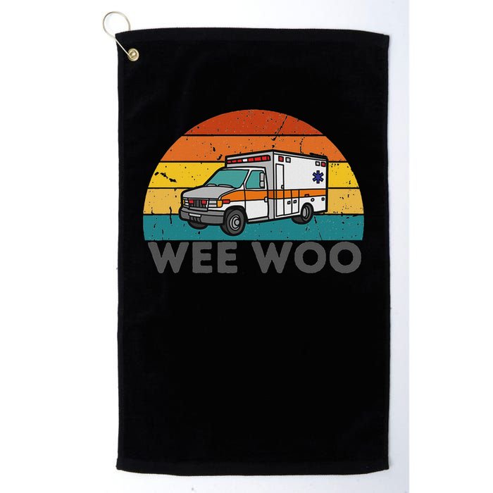 Vintage Wee Woo Ambulance Amr Funny Ems Emt Paramedic. Golf Towel
