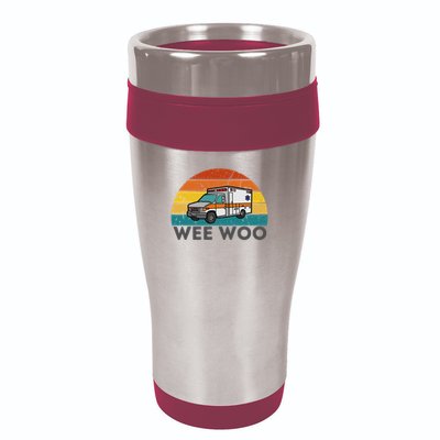 Vintage Wee Woo Ambulance Amr Funny Ems Emt Paramedic. 16oz Travel Tumbler