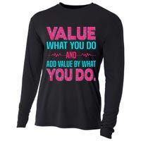 Value What You Do And Add Calue By What You Do Cooling Performance Long Sleeve Crew