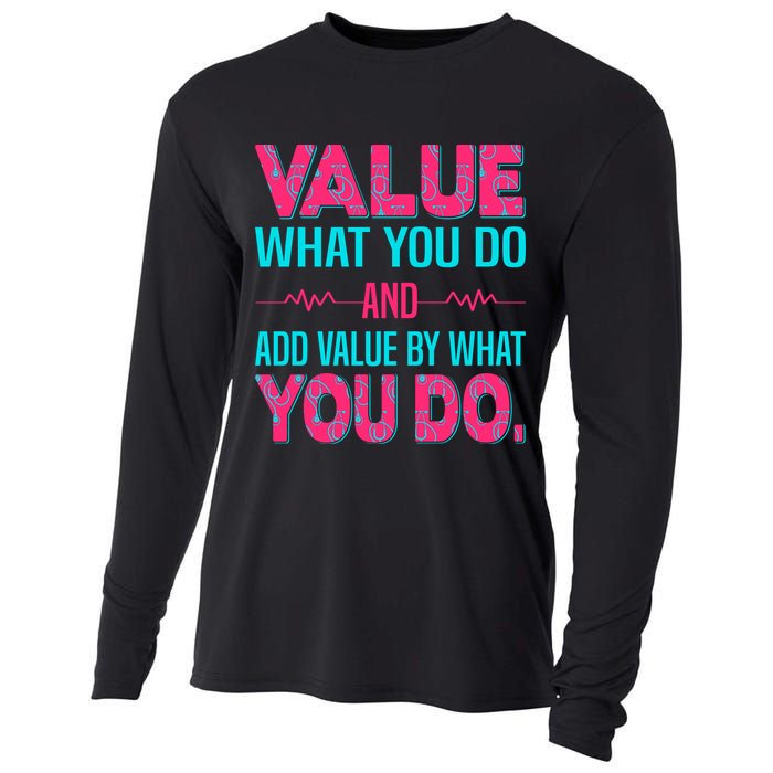 Value What You Do And Add Calue By What You Do Cooling Performance Long Sleeve Crew