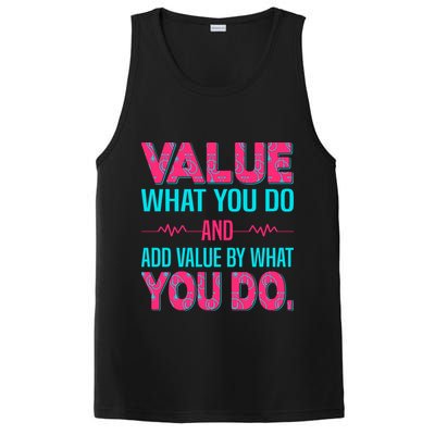 Value What You Do And Add Calue By What You Do PosiCharge Competitor Tank