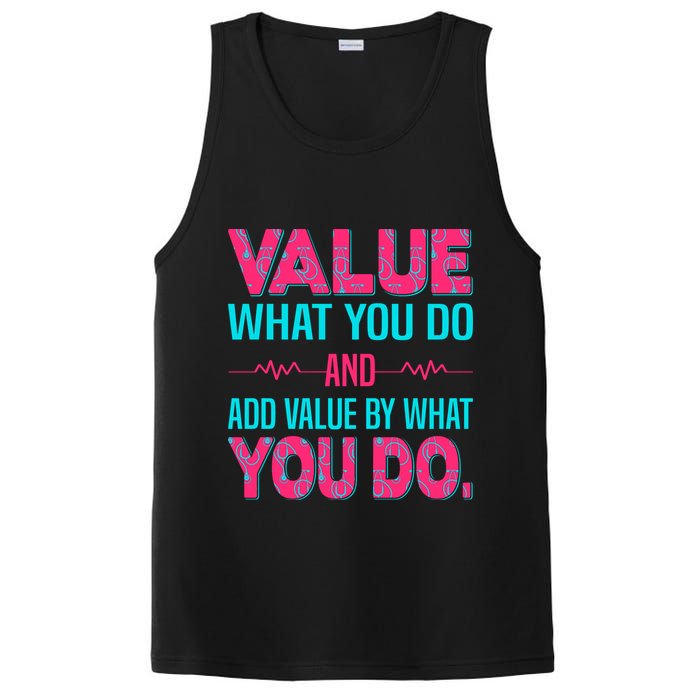 Value What You Do And Add Calue By What You Do PosiCharge Competitor Tank