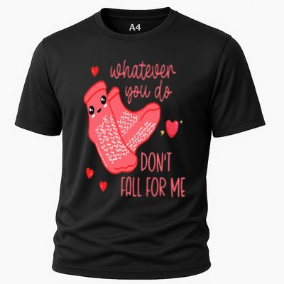 Valentine Whatever You Do DonT Fall For Me Rn Pct Cna Nurse Performance Shirt