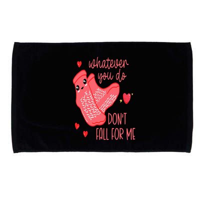 Valentine Whatever You Do DonT Fall For Me Rn Pct Cna Nurse Microfiber Hand Towel