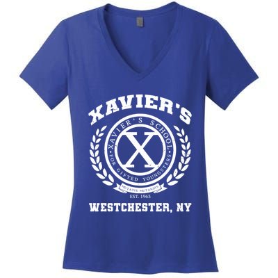 Vintage Xavier's School For Gifted Youngsters Gift Women's V-Neck T-Shirt