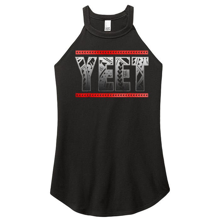 Vintage Yeet Apparel Saying Women's Perfect Tri Rocker Tank